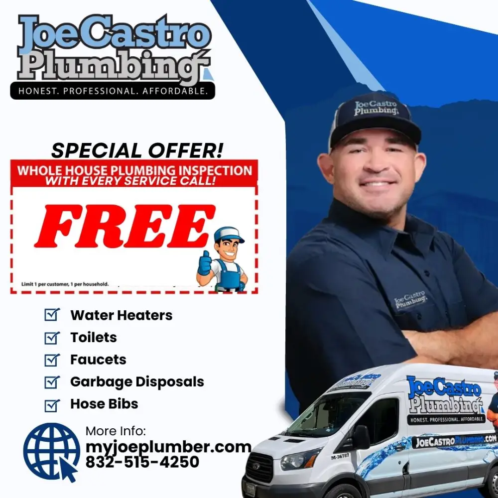 Joe castro has the best plumbers the woodlands can find