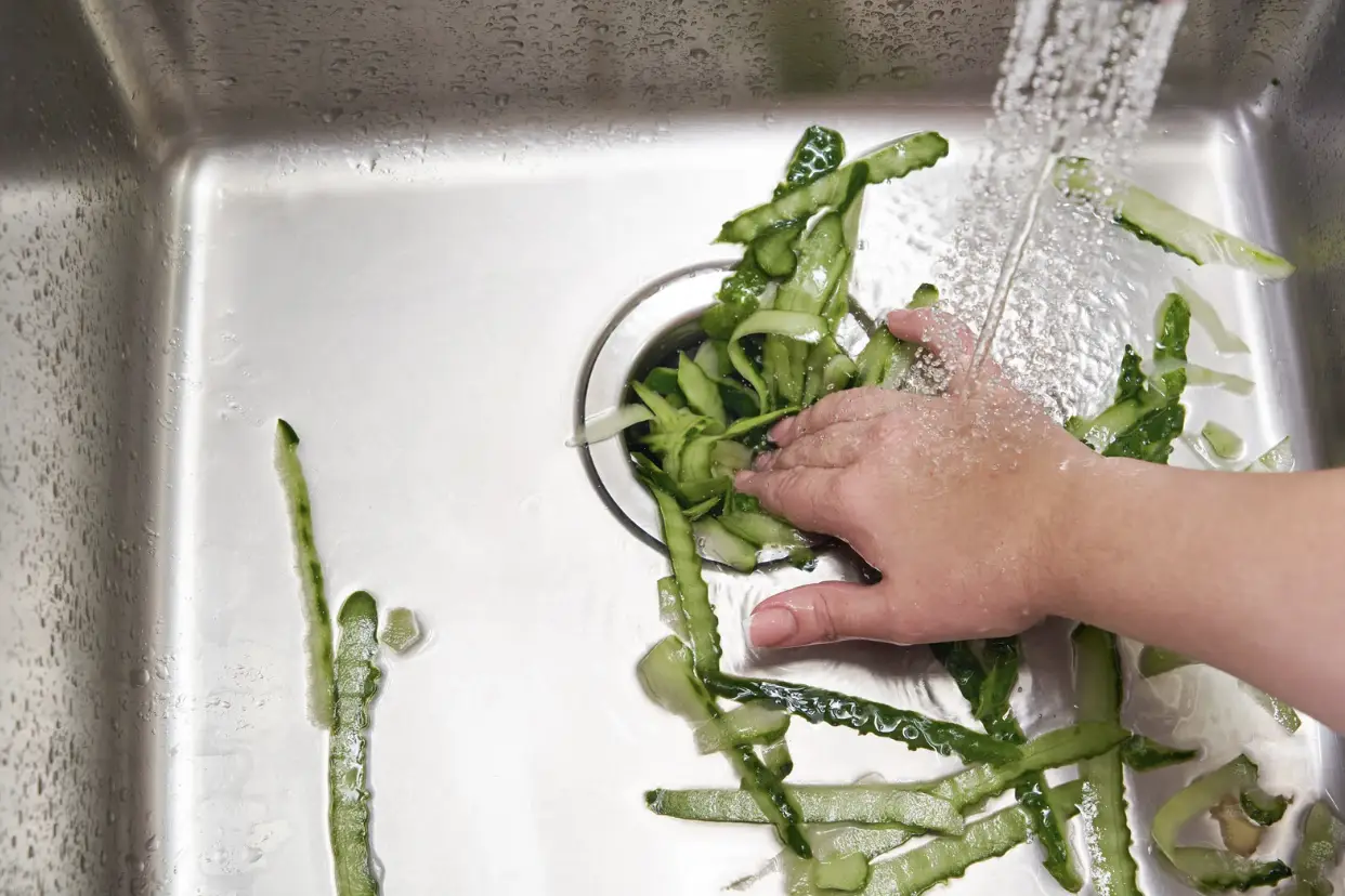 The Woodlands garbage disposal installation